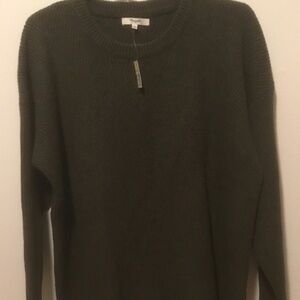 Madewell Olive Green Crew Neck Sweater